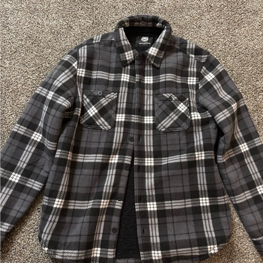 Men's Gray Plaid Jacket